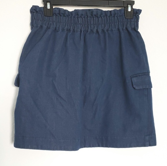Anthropologie Mo:Vint Button Down A-Line Skirt - Picture 3 of 7
